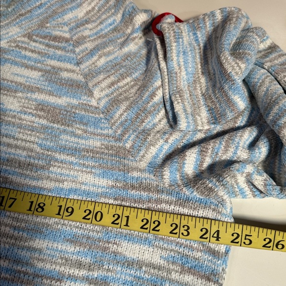 Ruby Rd. Striped Cowl Neck Sweater - Picture 5 of 9